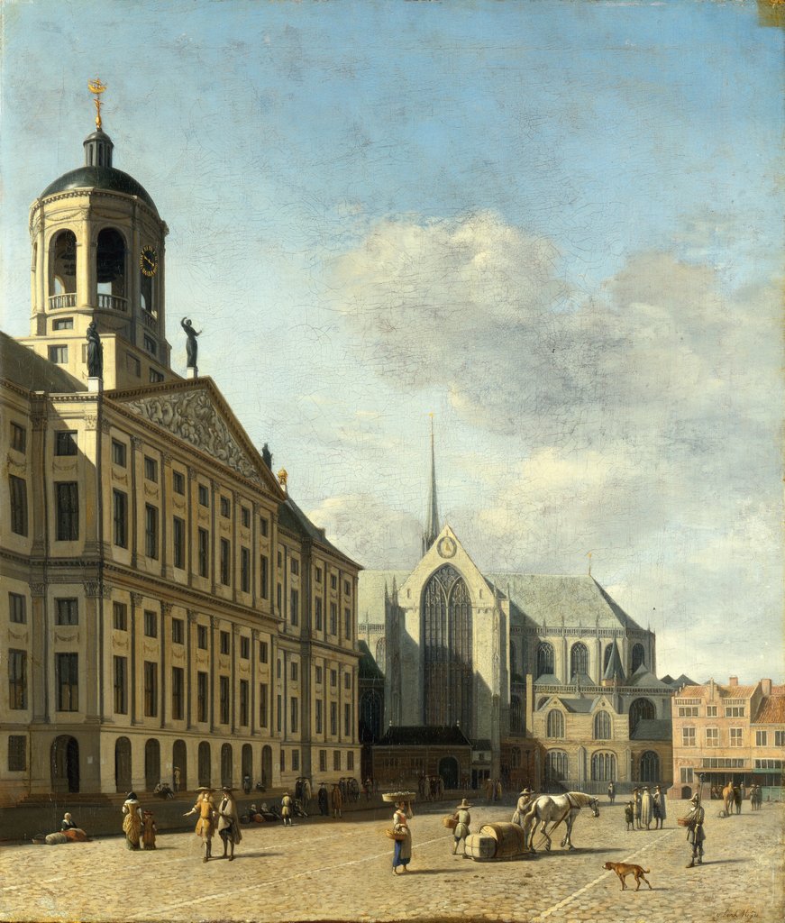 The Town Hall in Amsterdam, Gerrit Adriaensz. Berckheyde