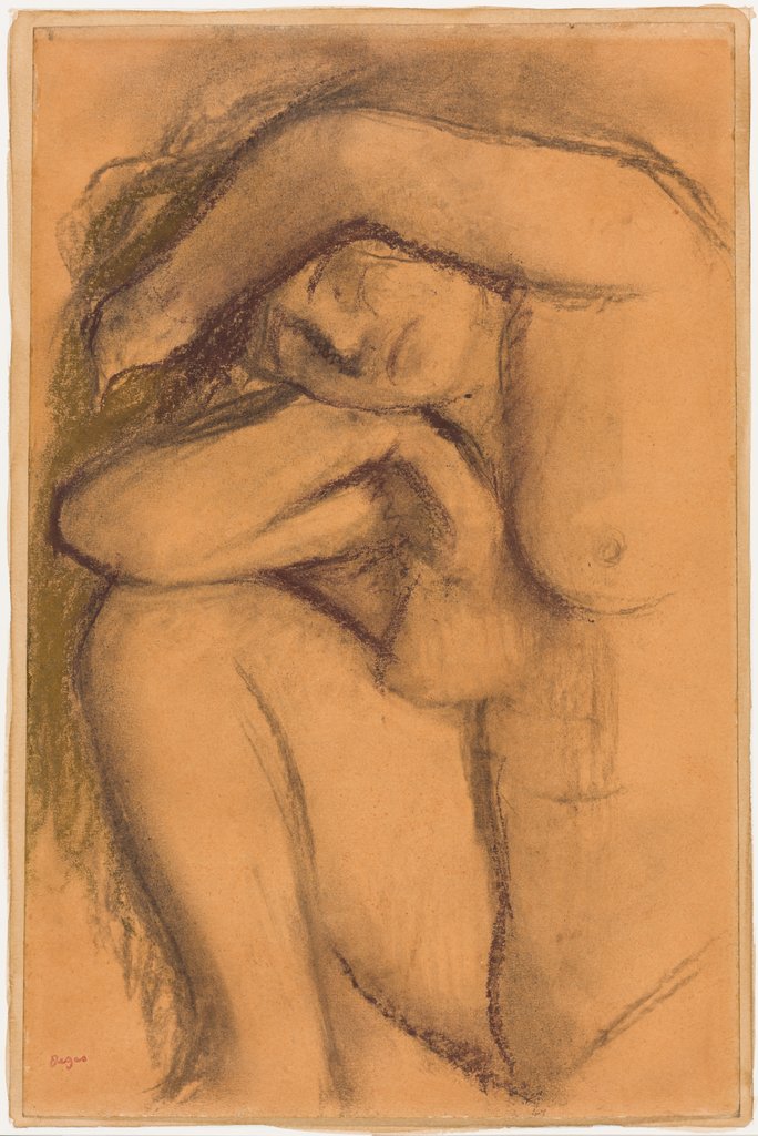 Study of the nude, Edgar Degas
