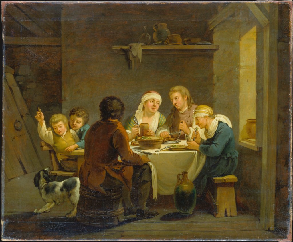 A Family at Table, Georg Melchior Kraus