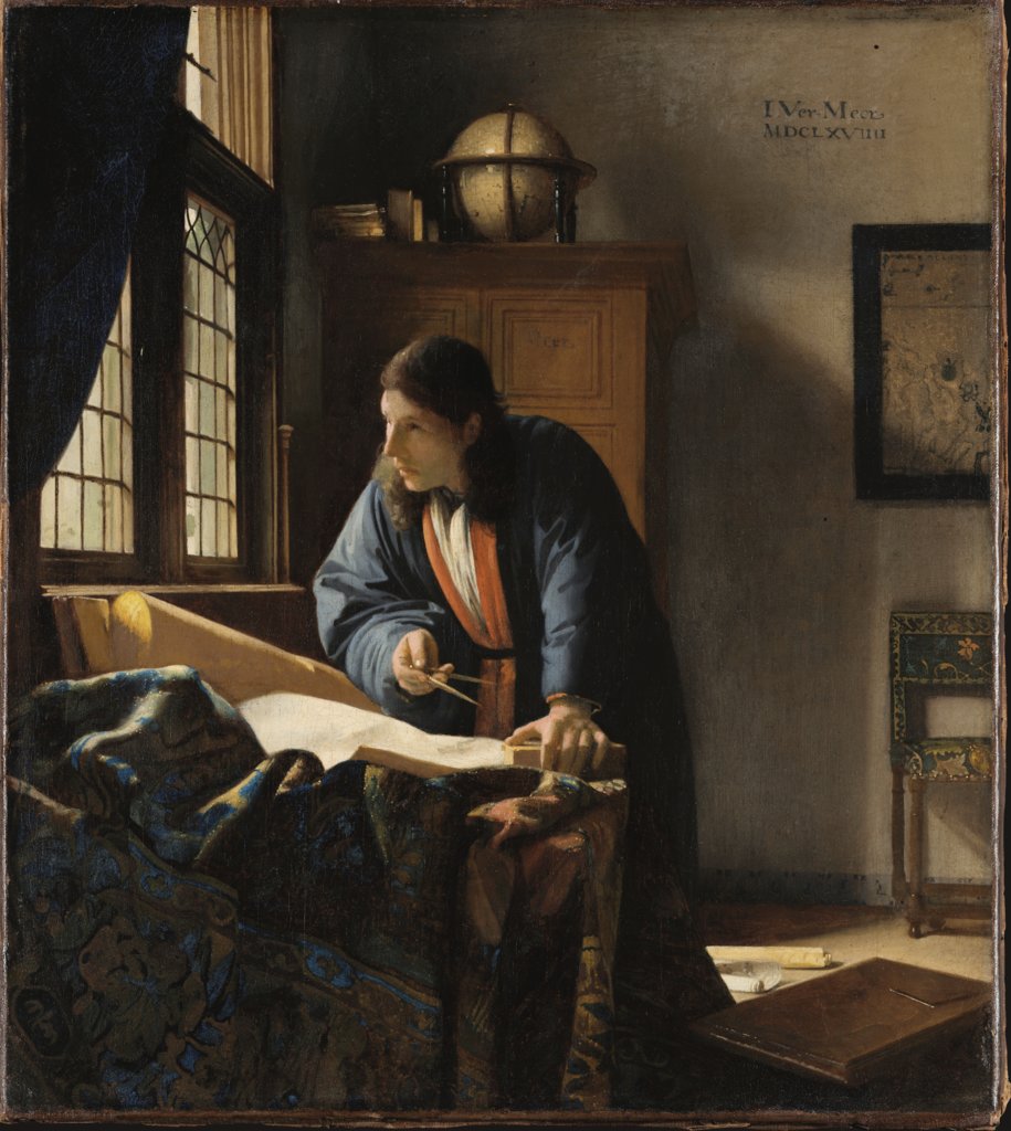 The Geographer, Johannes Vermeer