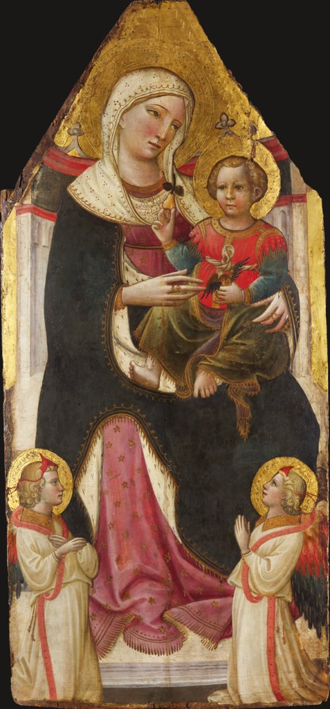 Enthroned Madonna and Child with Angels, Giovanni dal Ponte