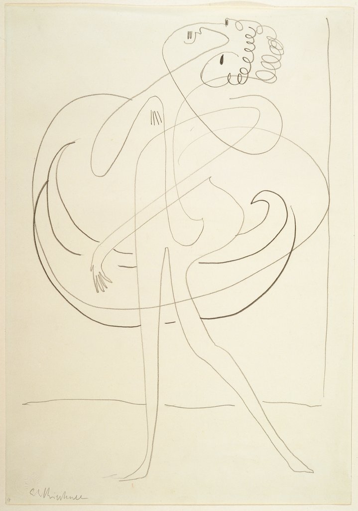 A Dancer, Ernst Ludwig Kirchner