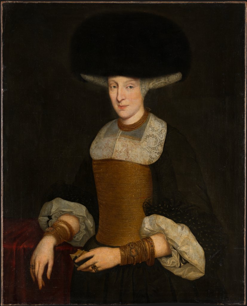 Portrait of a Richly Dressed Young Woman, Theodor Roos