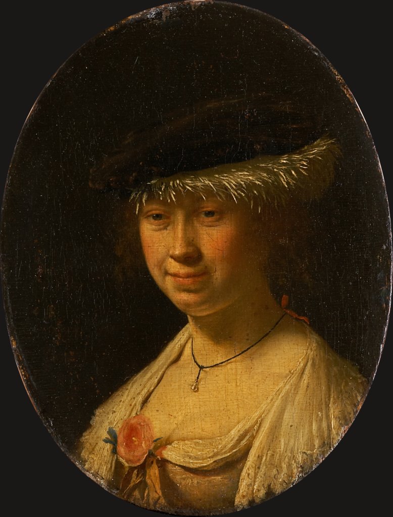 Portrait of a Woman with a Cap, Frans van Mieris the Elder