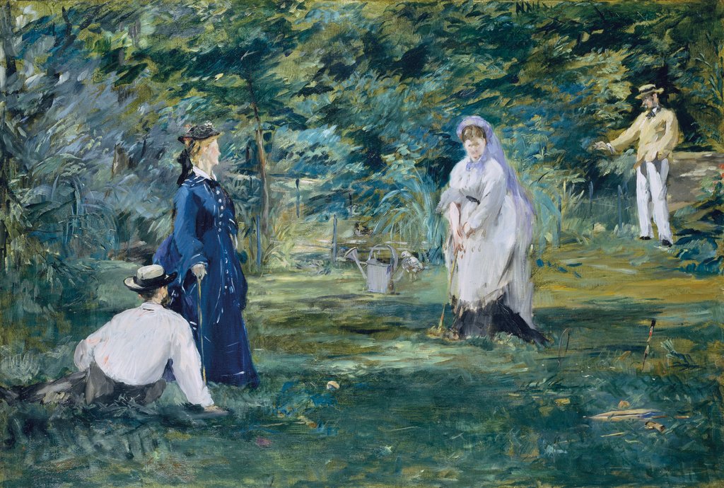 A Game of Croquet, Édouard Manet