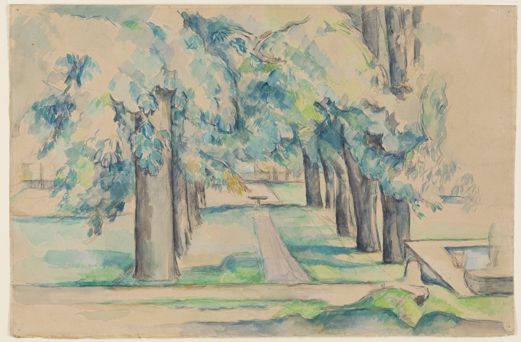 Avenue of Chestnut Trees at the Jas de Bouffan, Paul Cézanne