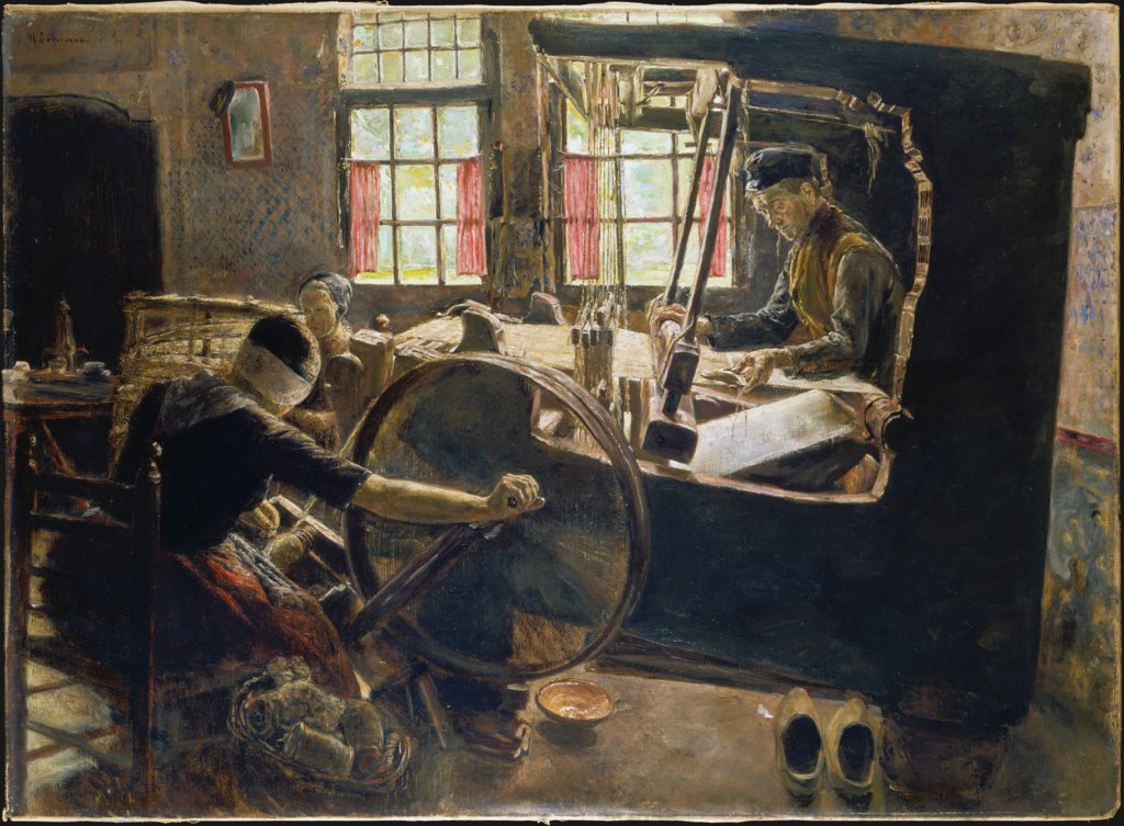The Weaver, Max Liebermann