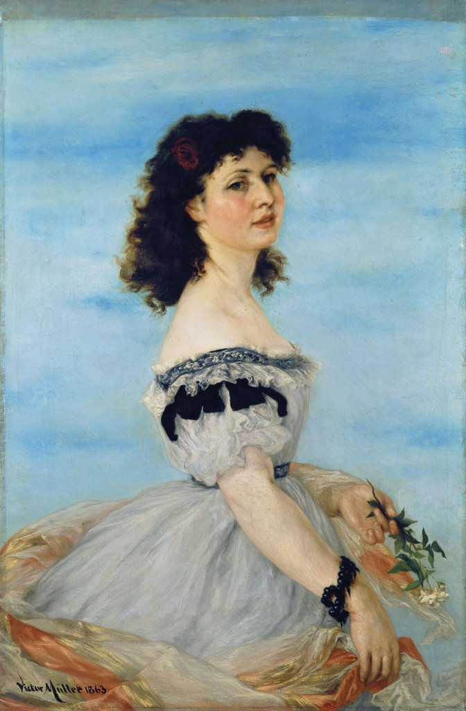 Portrait of Berta von Radowitz as a Young Girl, Victor Müller
