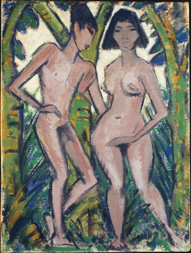 Adam and Eve, Otto Mueller