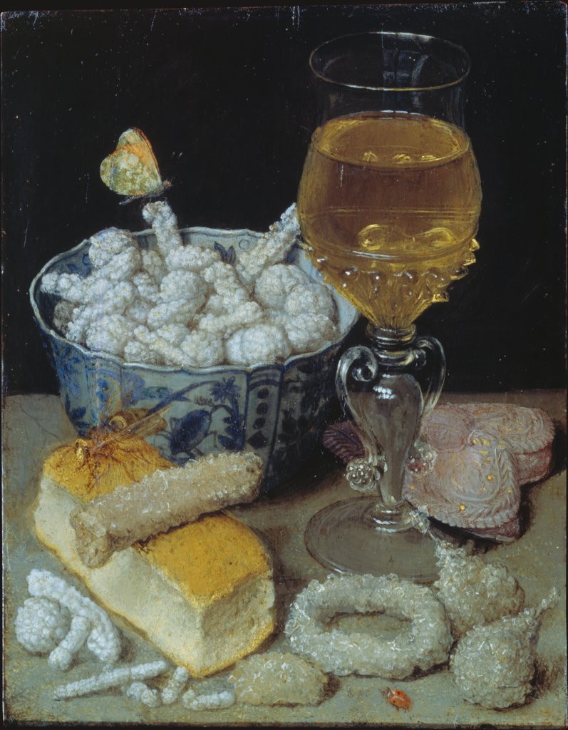 Still Life with Bread and Sweetmeats, Georg Flegel