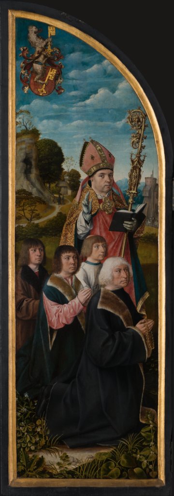 St Nicholas with Donors, Master of Frankfurt