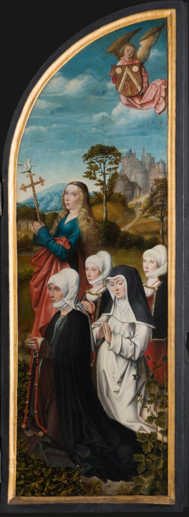 St Margret with Donors, Master of Frankfurt