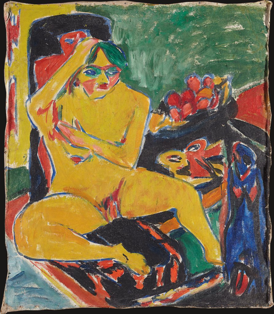 Nude at the Studio, Ernst Ludwig Kirchner