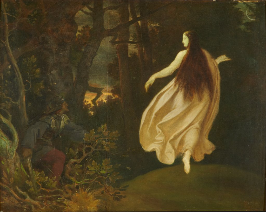 Apparition in the Forest (from Sleeping Beauty), Moritz von Schwind