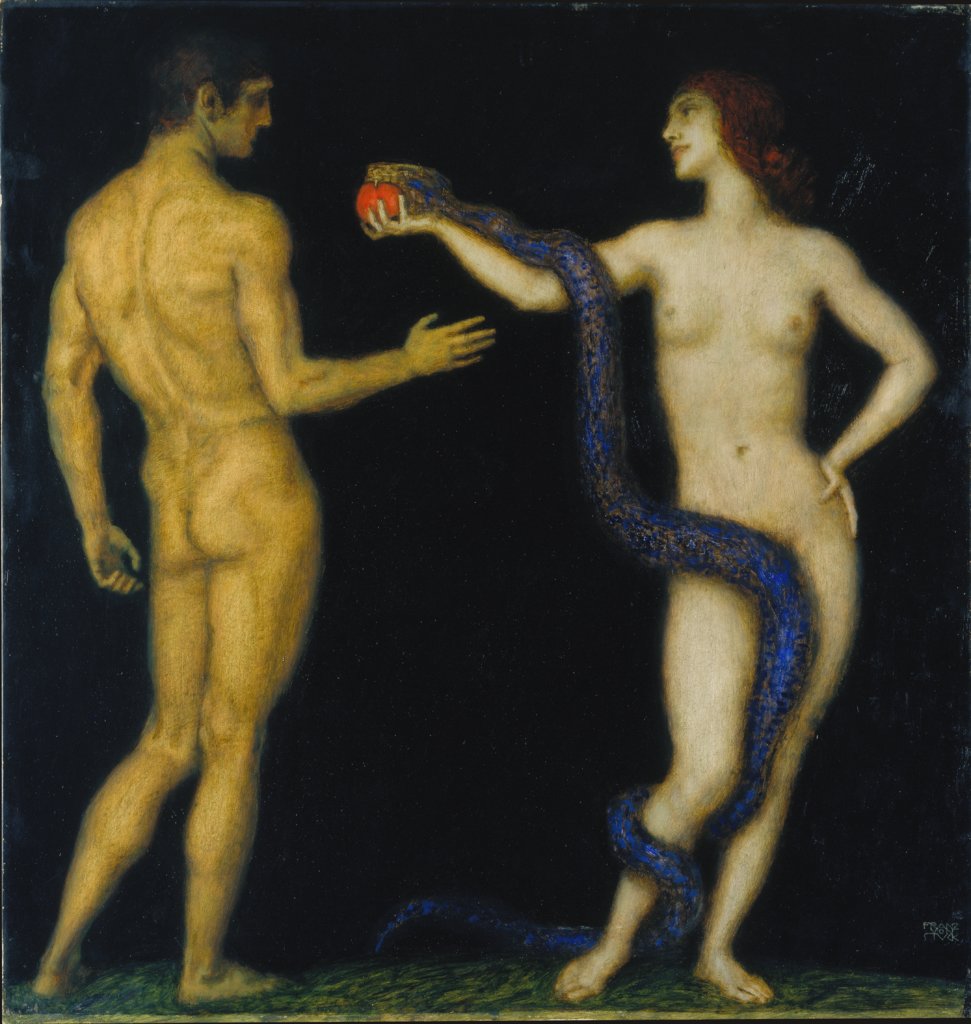 Adam and Eve, Franz von Stuck