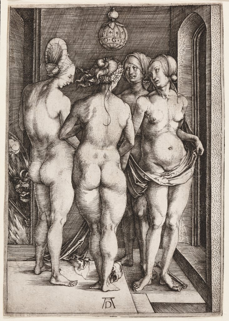 Four Naked Women (The Four Witches), Albrecht Dürer