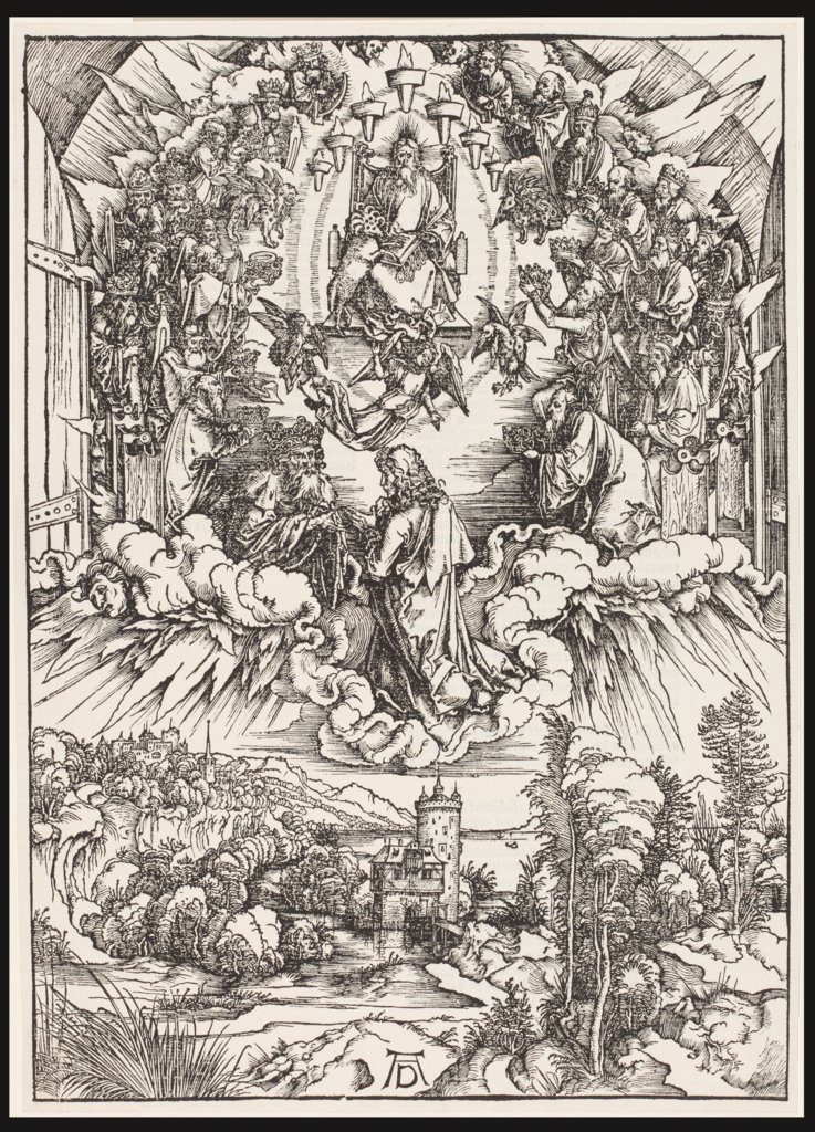 St. John before God and the Elders, Albrecht Dürer
