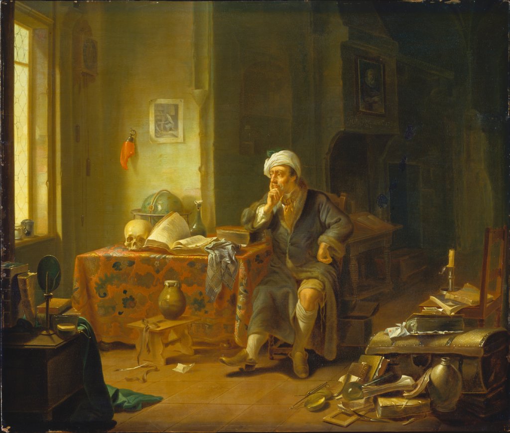 A Scholar in his Study, Justus Juncker