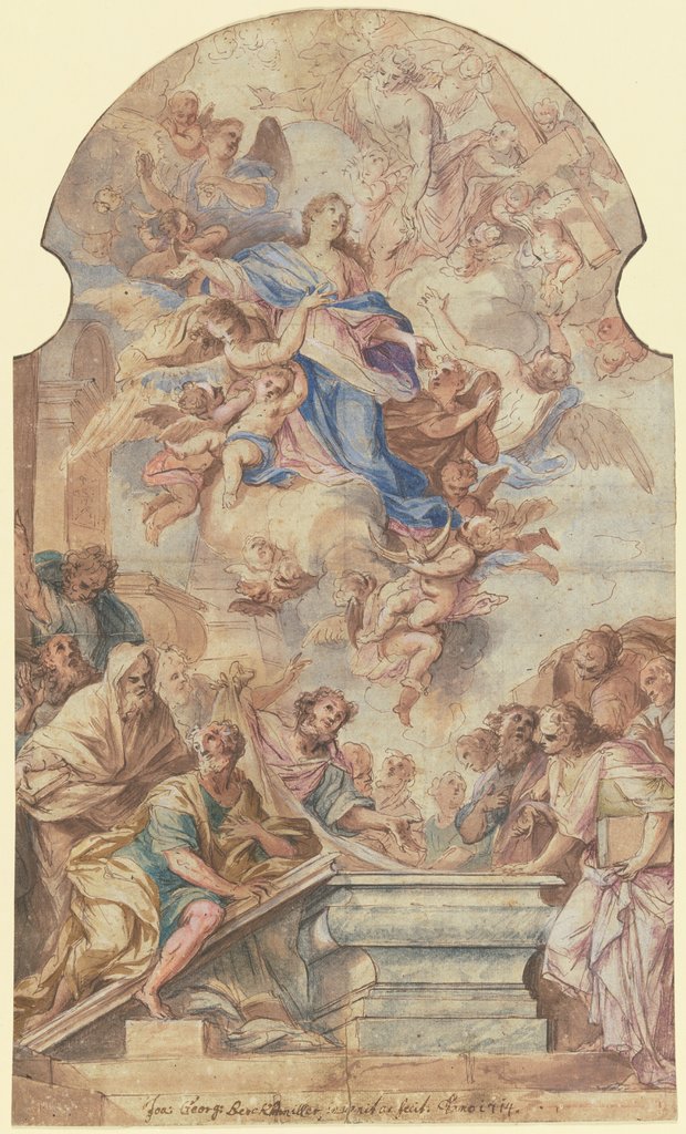 Assumption of the Virgin, Johann Georg Bergmüller