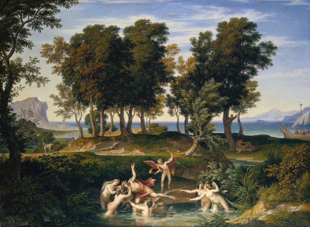 Landscape with the Rape of Hylas, Joseph Anton Koch