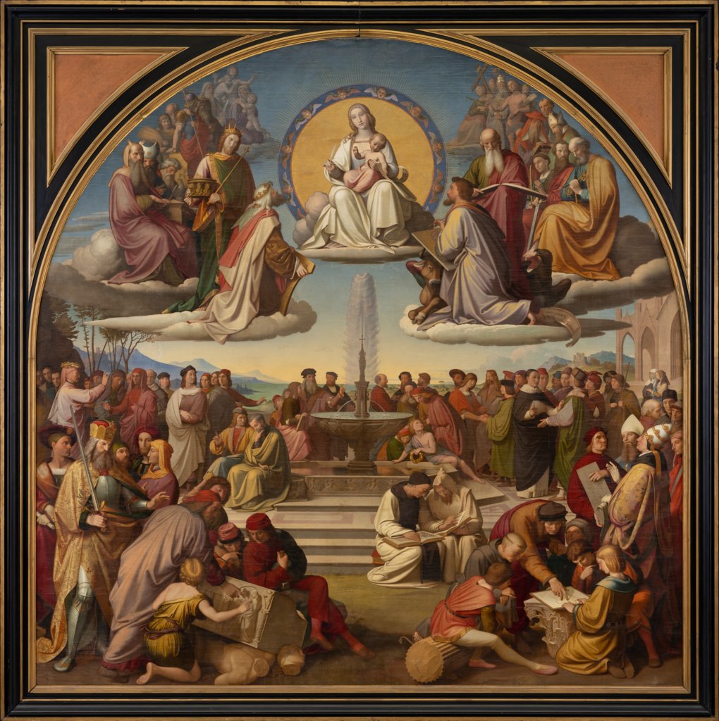 The Triumph of Religion in the Arts, Friedrich Overbeck