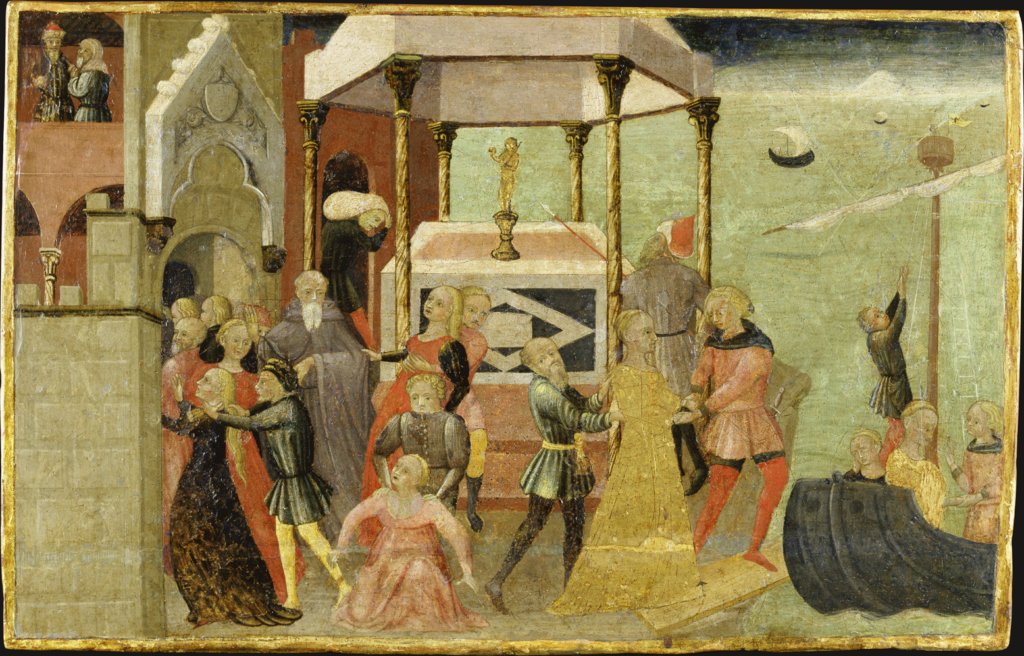 The Abduction of Helen, Sienese Master ca. 1430